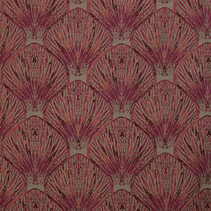 Prive Coquille Fabric, Coral