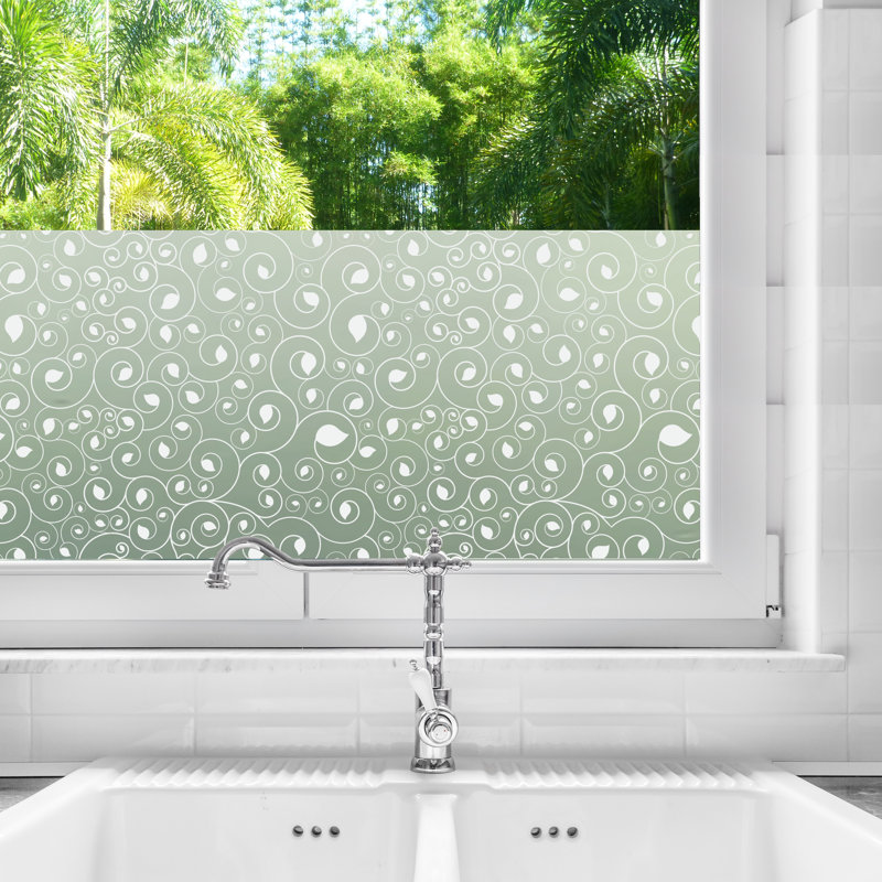 Abstract Non-Wall Damaging Window Decal, 48" x 84"