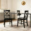 Chaises de salle à manger en bois d'acacia-767106716