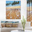 Plage tropicale avec crystal eaux, reproduction de photo sur toile tendue large mer-33187025-18296582
