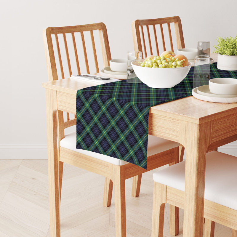 Aiza Tartan Table Runner, 72" x 12"