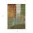 3' X 5' Green Copper And Beige Abstract Washable Indoor Outdoor Area Rug