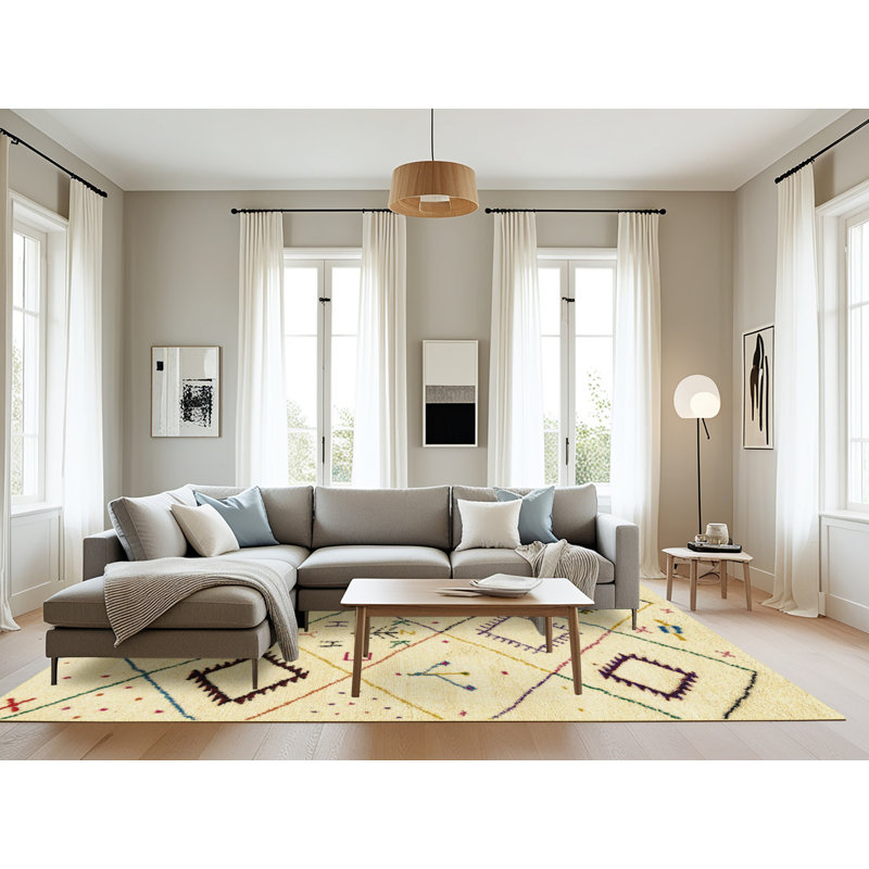 Tapis abstrait moderne 2919, Rectangle 8 pi x 12 pi