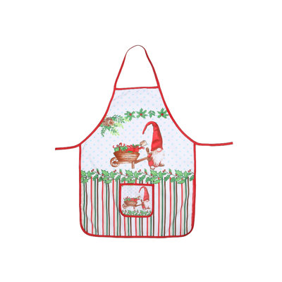 Gnome avec tablier cadeaux