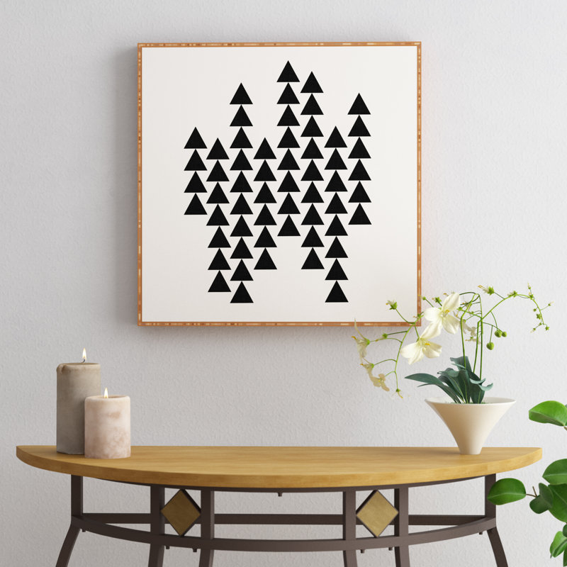 Arrowing - Cadre photo, impression sur bois, H 20" x l 20" x P 1"