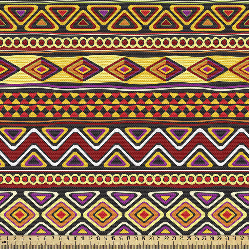 Tissu africain Ambesonne, l 36 po x L 360 po