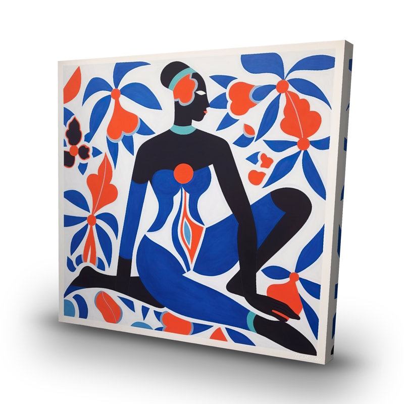 Pure yoga - 32"x32" art on canvas