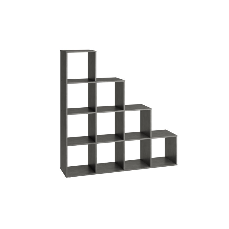 Kuuno 143.5cm H x 138.5cm W Step Bookcase