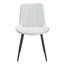 Ensemble de chaises de salle à manger en polyuréthane à coussin de siège allongé - 4 pièces-1703516360