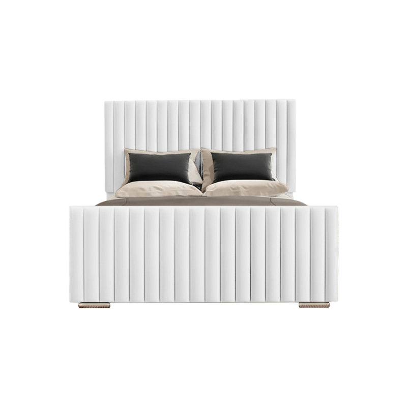 Abriyah Bed Frame, Super King (6'), White