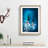 Mother and Calf Humpback Whale in Abstract - Picture Frame Graphic Art Print-55725604-55725603
