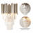 Keasler 1 Light Modern Crystal Wall Sconce-26390439
