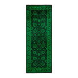 Fine Vibrance One-of-a-Kind 3' 0" X 8' 1" Hand Knotted Area Rug