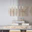 Luminaire suspendu cylindrique à DEL 5 lumières pour îlot de cuisine Baileyton-1392887987
