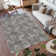 Aubepine Thandi Silver Gray Embossed Transitional Geometric Indoor Area Rug, Soft Polyester – Living Room & Bedroom