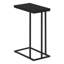 Table d'appoint, en forme de C, bout, côté, collation, salon, chambre à coucher, stratifié, métal-1025876975