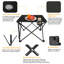 Table de pique-nique pliable 18,5 x 18,5 x 14,96 po avec 2 porte-gobelets-1059674116