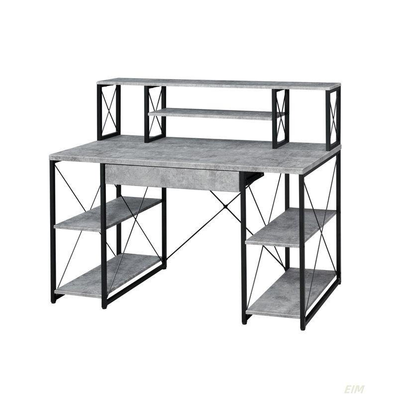 Amiel All Purpose Finish Writing Desk, Grey