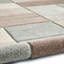 Bahnu area rug Machine Woven Runner Beige/Blue