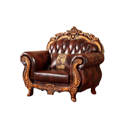 Abbiss Leather Armchair