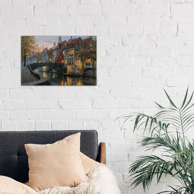 «Silent Evening», reproduction de photo, Toile tendue, H 12 po x l 18 po x 1,5 po