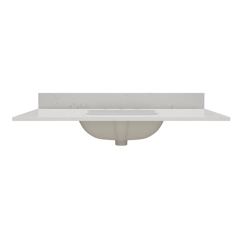 43 inch Aurora Quartz Vanity Top