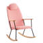 Fauteuil oscillant réglable, siège rembourré en éponge rose pour chambre de bébé, chambre à coucher, chaise de salon moderne avec, rose, chambre douillette, chambre de bébé-1520507202