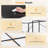 49-Inch L Shaped Desk - Computer Desk Corner Desks Gaming Desk PC Table, with CPU Stand Side Bag for Home Office Dorm Sturdy Writing Workstation-1463154091