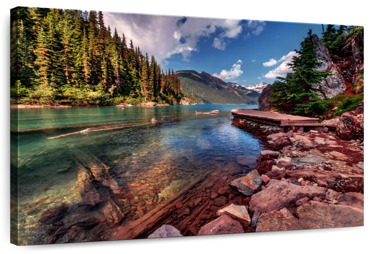Millwood Pines Alvord Mountain Lake Landscape | Wayfair