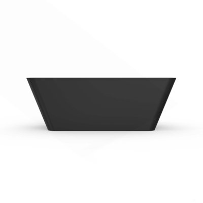 67 Inch Freestanding Solid Surface Soaking Bathtub For Bathroom