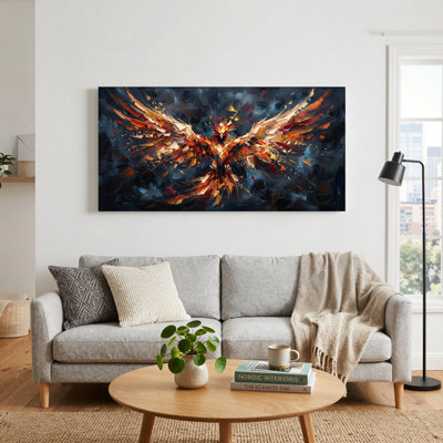 Phoenix Fire, reproduction d'art sur toile, ensemble de 1