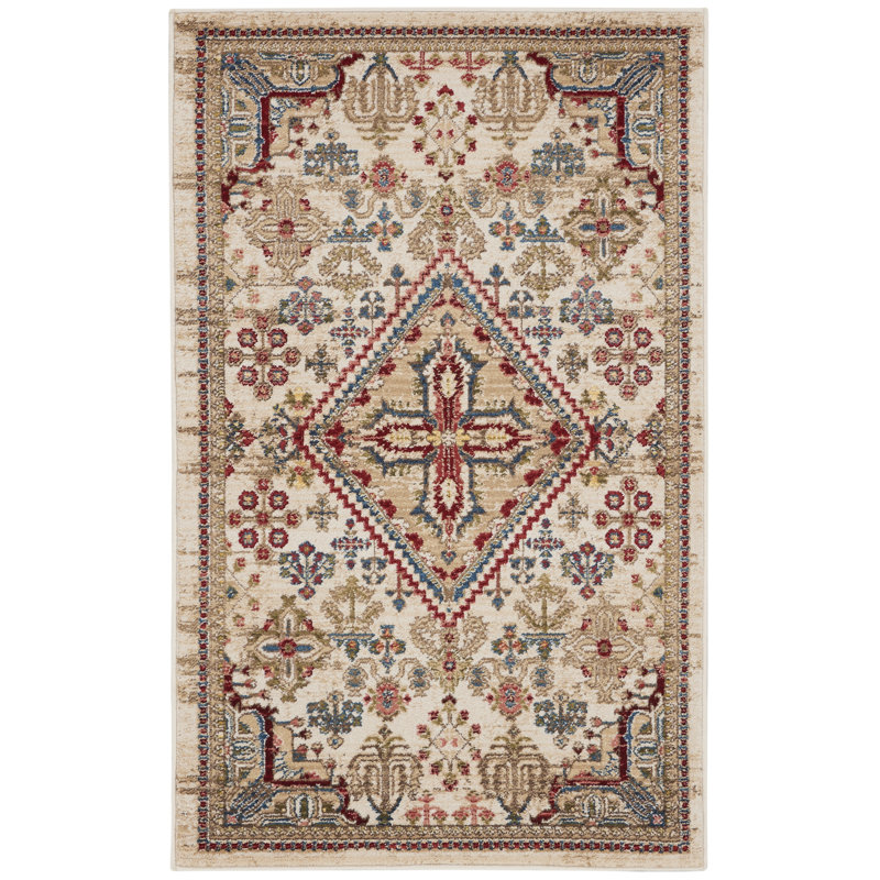 Oriental Indoor Rug, Rectangle 3' x 5'