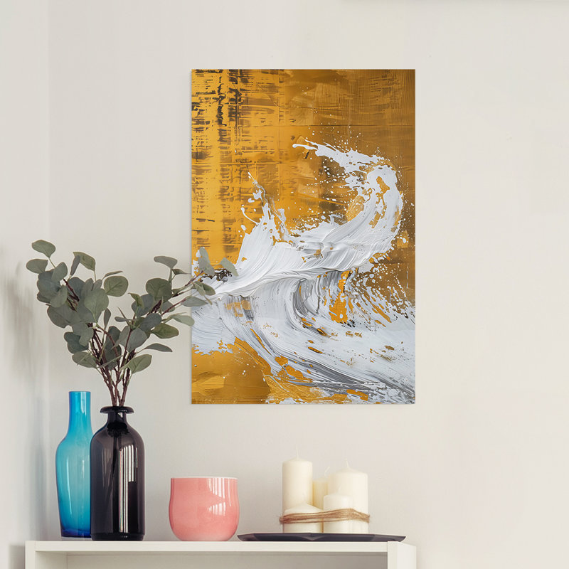 Série ABSTRACT CDxxi - impression sur toile seulement - non encadrée, H 48 po x l 32 po