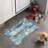Victorian Waters - 1 Piece Bone Shape Feeding Mat