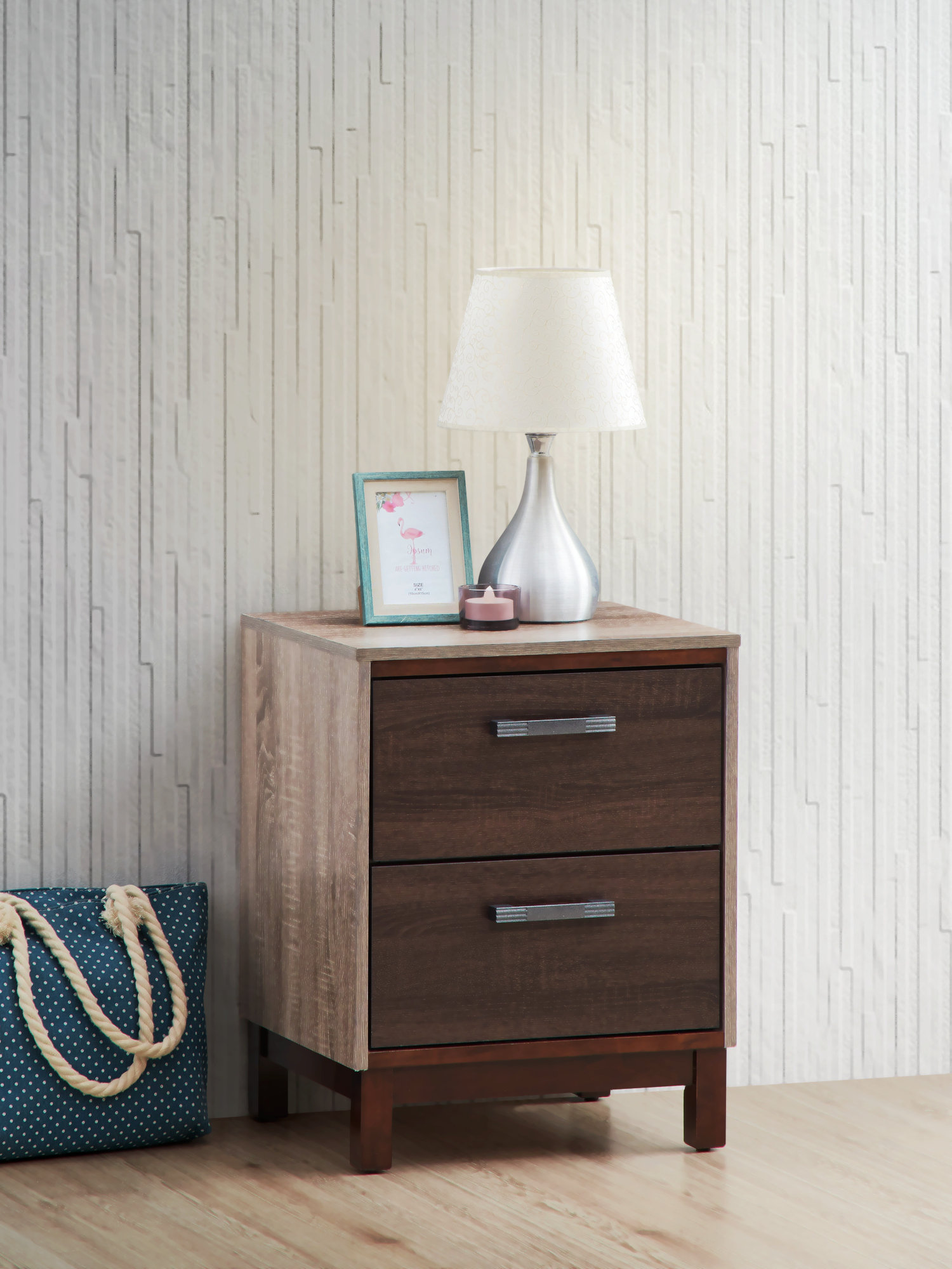 Ebern Designs Alevia Particle Board Nightstand Wayfair Canada