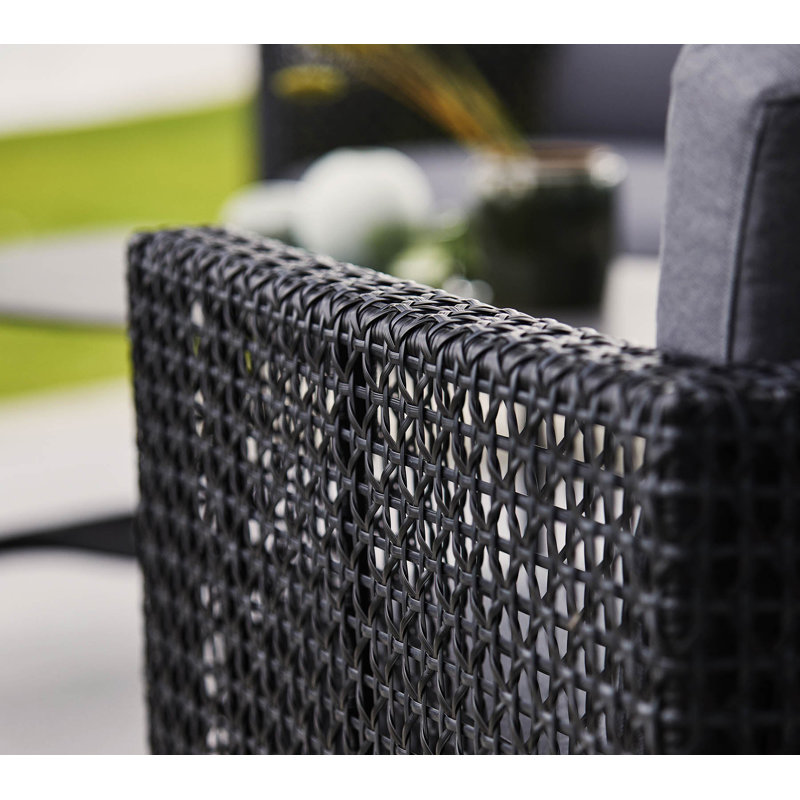 Connect Lounge Patio Chair, Dark Gray
