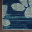 Tapis bleu à motif floral Leeming-1606308306