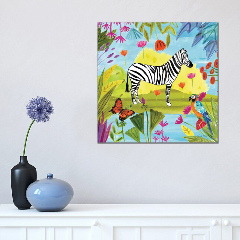 The Big Jungle III by Farida Zaman - Wrapped Canvas Print, 45.72 cm H x 45.72 cm W x 1.91 cm D