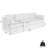 Fritz 83'' Wide Straight Wood Patio Sofa with Cushions-93692944