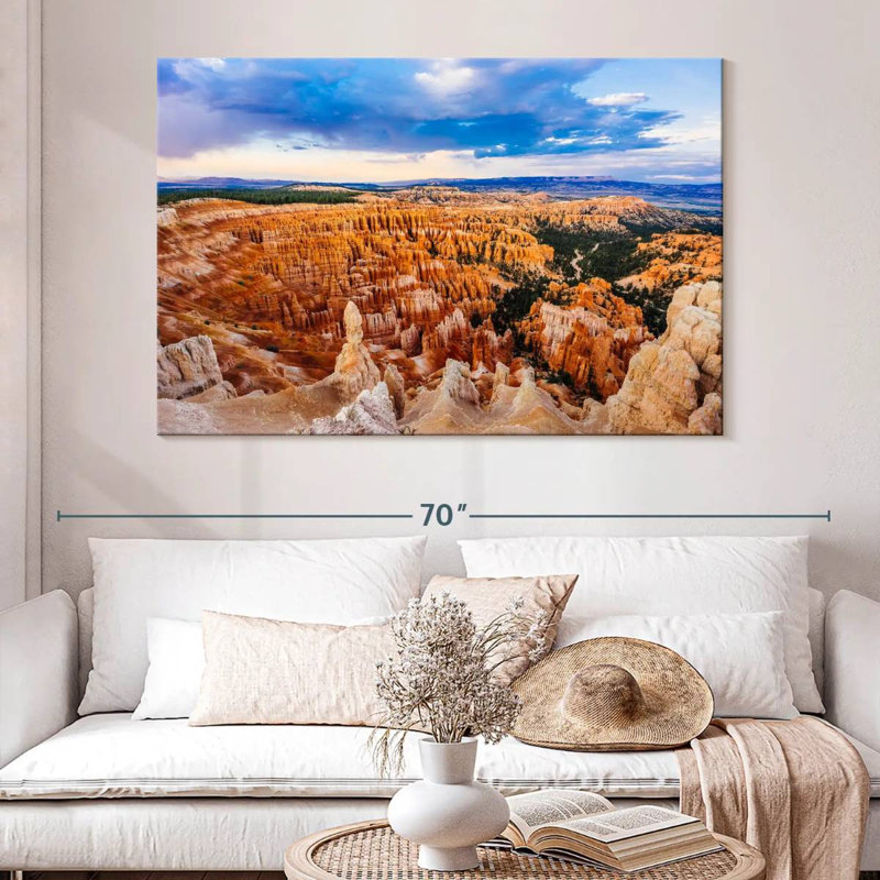 Vue de l'amphithéâtre Alvord Bryce Canyon, H 34 po x l 51 po