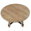 Rickye Oak Round Solid Wood Base Dining Table-1633842292-1633842293