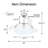Diab 36'' Ceiling Fan with LED Lights-768260763