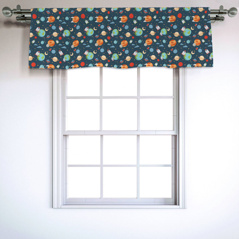 Sateen Ruffled Window Valance