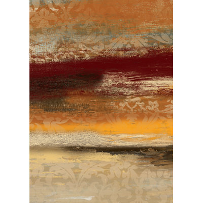 Rust Abstract - Wrapped Canvas Painting