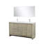 Ensemble de meuble-lavabo double en acacia rustique l 60 po x P 20 po, plateau en marbre de culture, robinet chromé et miroir de 55 po-1455960298-1455960310