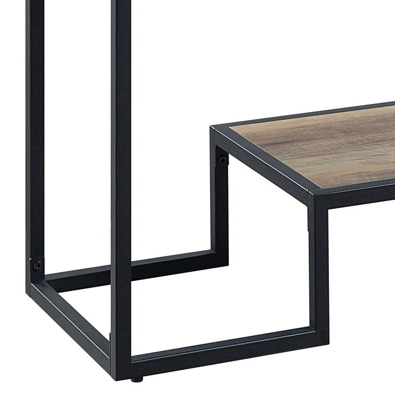 Console Table With 2 Shelves