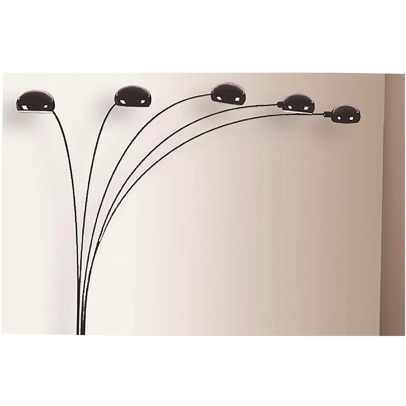 1 pièce de lampe de plancher de salon classique en forme de paon noire de 82 pouces au design moderne