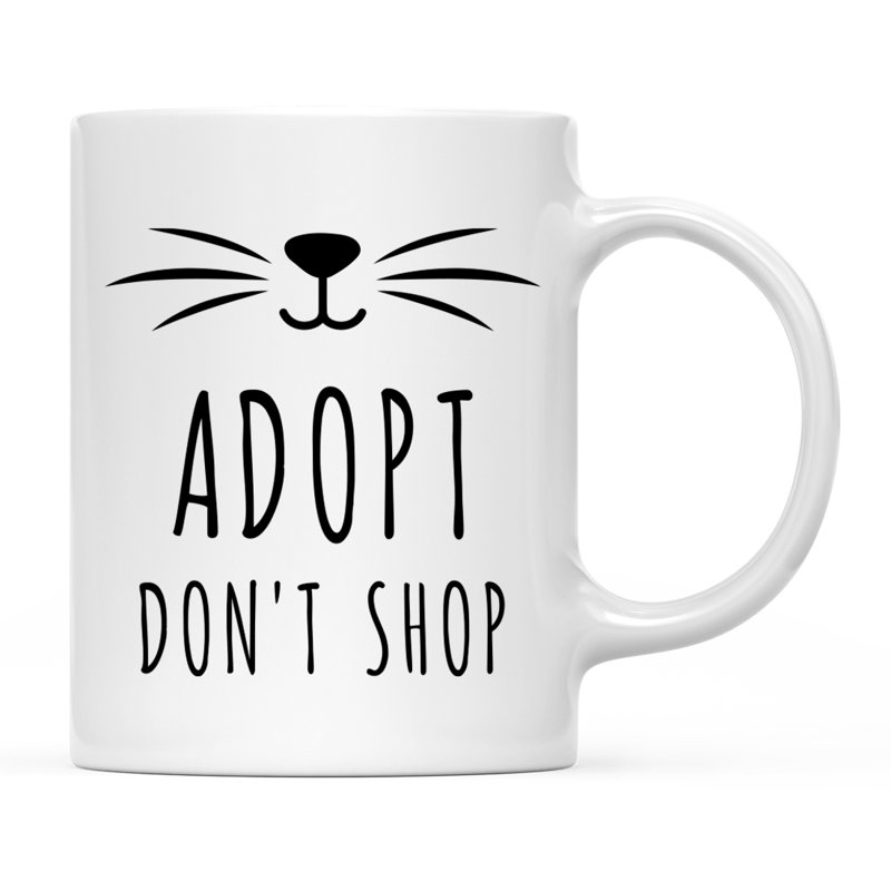 Tasse à café «Funny Cat Lover My Cat And I Speak Shit About You», Adoptez un magasin