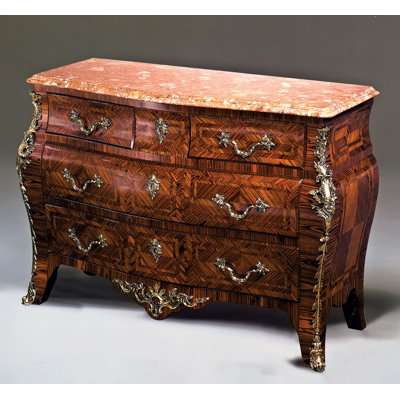 Bombay 53" Wide 5 Drawer Sideboard