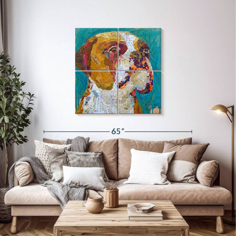 Boxer Brampt Beach, H 38 po x l 38 po
